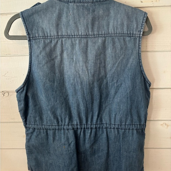Max Jeans Utility DenimVest NWT Linen CottonDrawstring Waist Pockets
Medium NEW - Picture 9 of 11